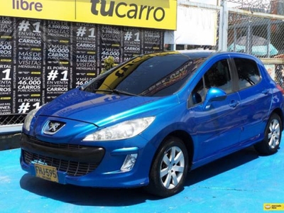 Peugeot 308 2.0 Premium usado azul Delantera Suba