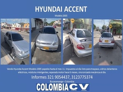 Hyundai Accent 2005, Manual, 1,3 litres - Bucaramanga