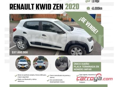 Renault Kwid Zen 2020