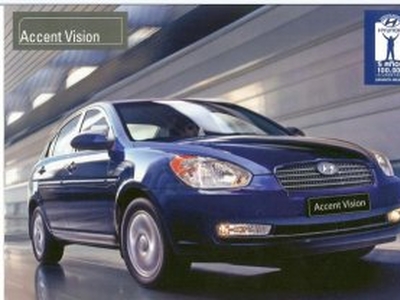 Hyundai Accent 2011, Manual, 9 litres - Cali