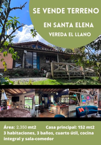 Rhbr-11544 Finca Con 3 Casas (medellin, Santa Elena)