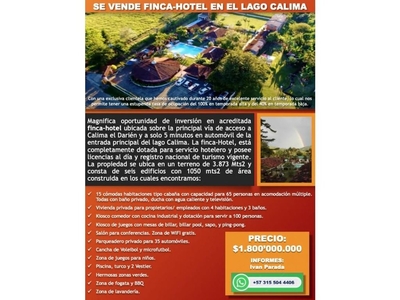 Exclusivo hotel de 3873 m2 en venta El Darién, Departamento de Tolima