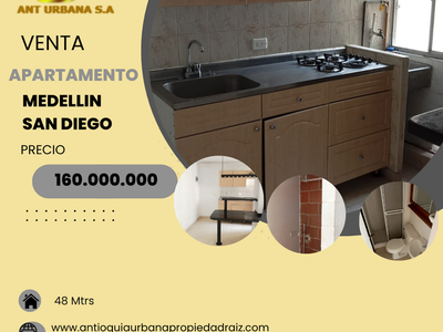 Apartamento en venta Medellin San Diego, Carrera 43, 13 De Noviembre, Medellín, Antioquia, Colombia