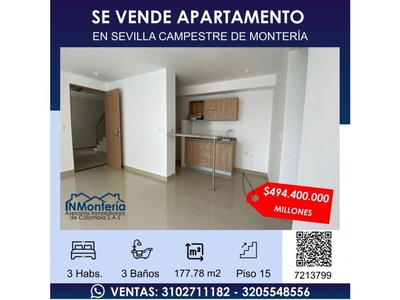 Apartamento en venta La Castellana, Montería