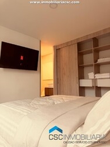 Apartamento amueblado de tres dormitorios en San Diego disponible en alquiler - Medellín