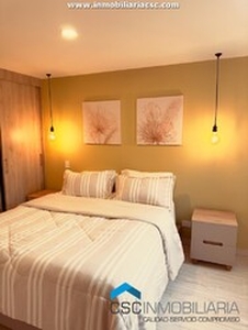 Apartamento amueblado de tres dormitorios en San Diego disponible en alquiler - Medellín