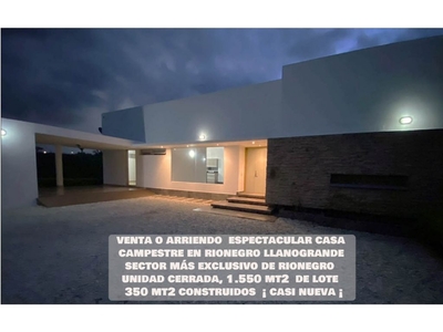 Casa de campo de alto standing de 5 dormitorios en venta Rionegro, Departamento de Antioquia
