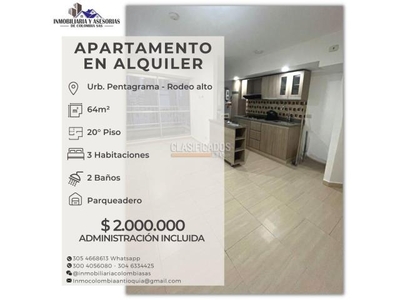 Alquiler Apartamentos en Medellín - 3 habitacion(es)