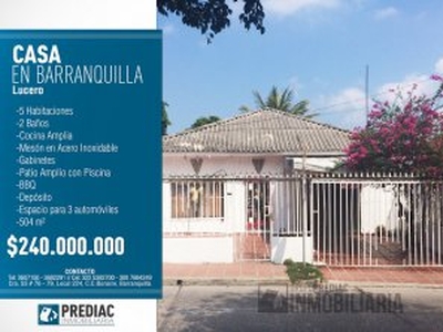 Venta casa amplia en lucero - Barranquilla