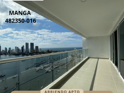 Apartamento en arriendo Manga, Provincia De Cartagena, Bolívar, Colombia
