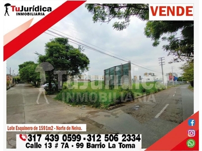 Terreno / Solar de 1591 m2 en venta - Neiva, Colombia