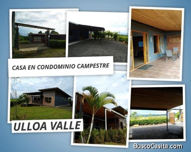 Vendo Casa en Condominio Campestre de Ulloa Valle