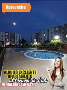 Apartamentos en Cali | ALQUILO EXCELENTE APARTAMENTO AL ORIENTE DE CALI EN POBLADO CAMPESTRE