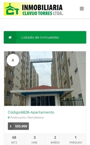 Apartamento en Arriendo en BARROBLANCO, Piedecuesta, Santander