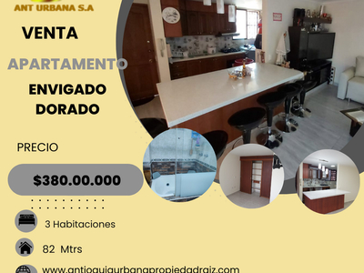 Apartamento en venta El Dorado, Zona 7, Envigado, Antioquia, Colombia