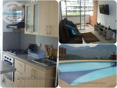 Alquiler de Apartamentos Amoblados en Medellin código. AP21 ( Poblado - Las palmas )