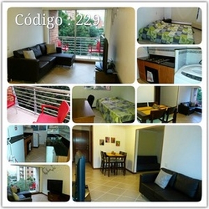Alquiler de Apartamentos Amoblados en el Poblado- Código: 229 - Medellín