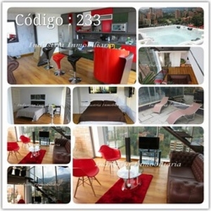 Apartamentos Amoblados para Alquilar en el Poblado- Código: 233 - Medellín