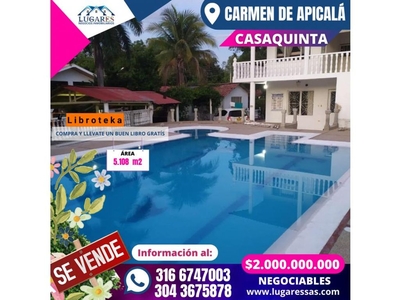 Casa de campo de alto standing de 5108 m2 en venta Carmen de Apicalá, Departamento de Tolima