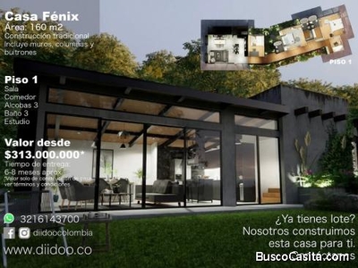 Diseño arquitectónico casa campestre, construcción de casa campestre en Medellín