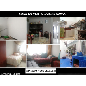 Casa En Venta Garces Navas - Noroccidente De Bogota D.c