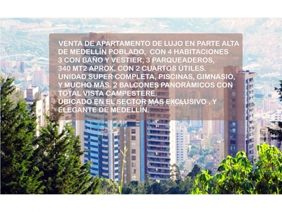 Apartamento en Venta, Colombia Antioquia Medellin El Poblado Superior