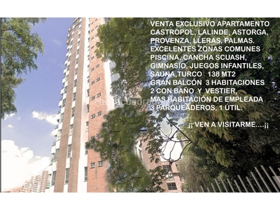 Apartamento en Venta, Medellin Antioquia Poblado Castropol Lalinde Astorga Lleras