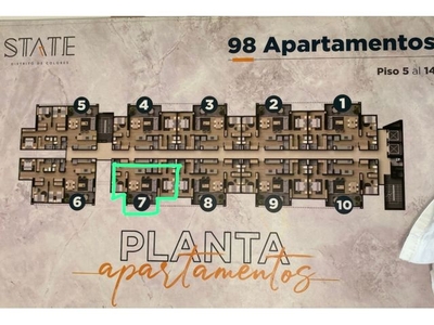 Apartamento en venta en Unidad Deportiva Atanasio Girardot