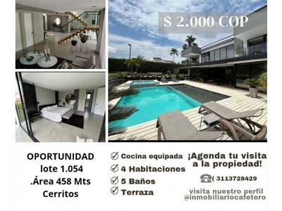 Casa de campo de alto standing de 1054 m2 en venta Pereira, Colombia